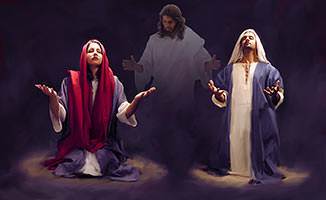 the Lord Jesus Himself was there with them.