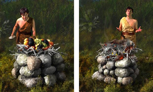 sacrifices of Cain and Abel