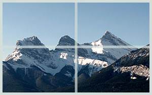 beautiful mountain scene