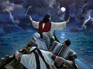 Jesus spoke to the wind and the sea saying, "Peace be still."