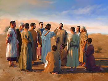 As He neared the end of His earthly ministry, Jesus spoke to them of His death, His resurrection, and His going back to the Father.