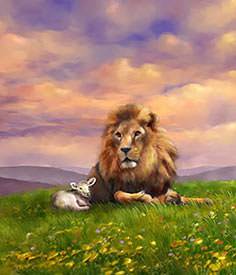 Even the animals will be changed so that the fierce ones will not attack the weaker ones