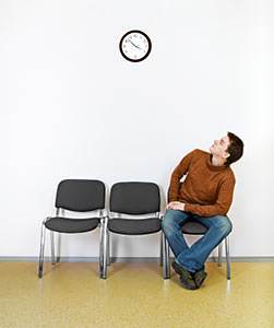 When someone keeps you waiting a long time, you do not have to lose your temper